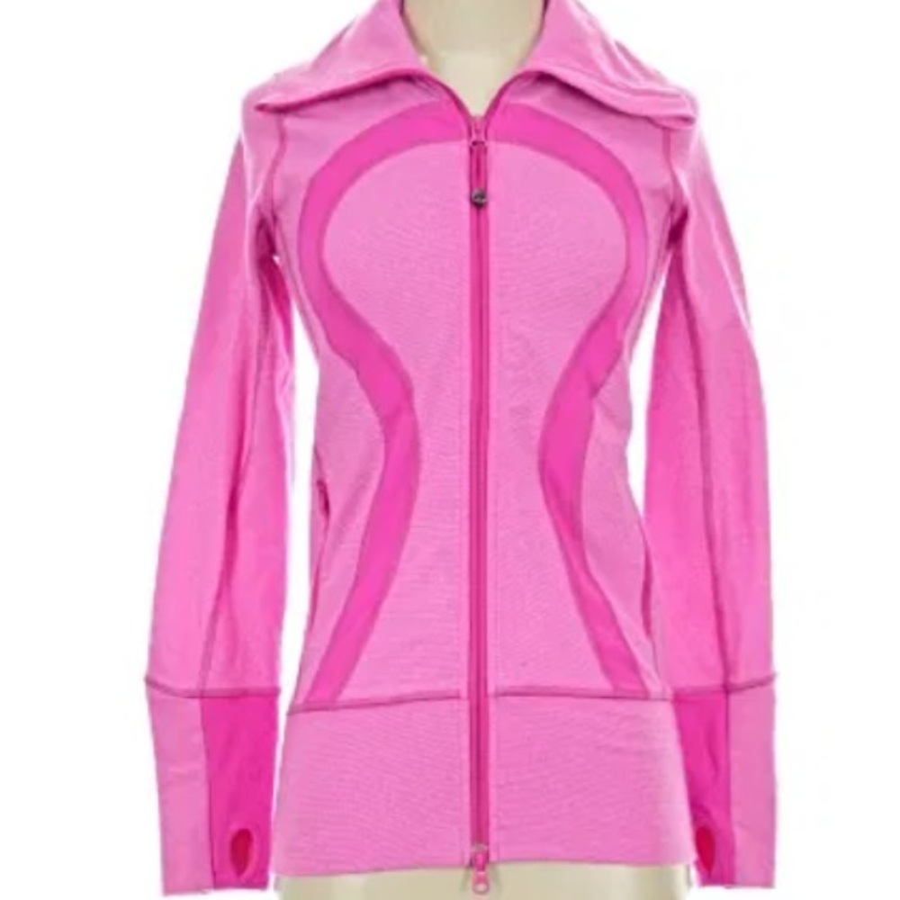 Lululemon Pink Zip-Up Hoodie